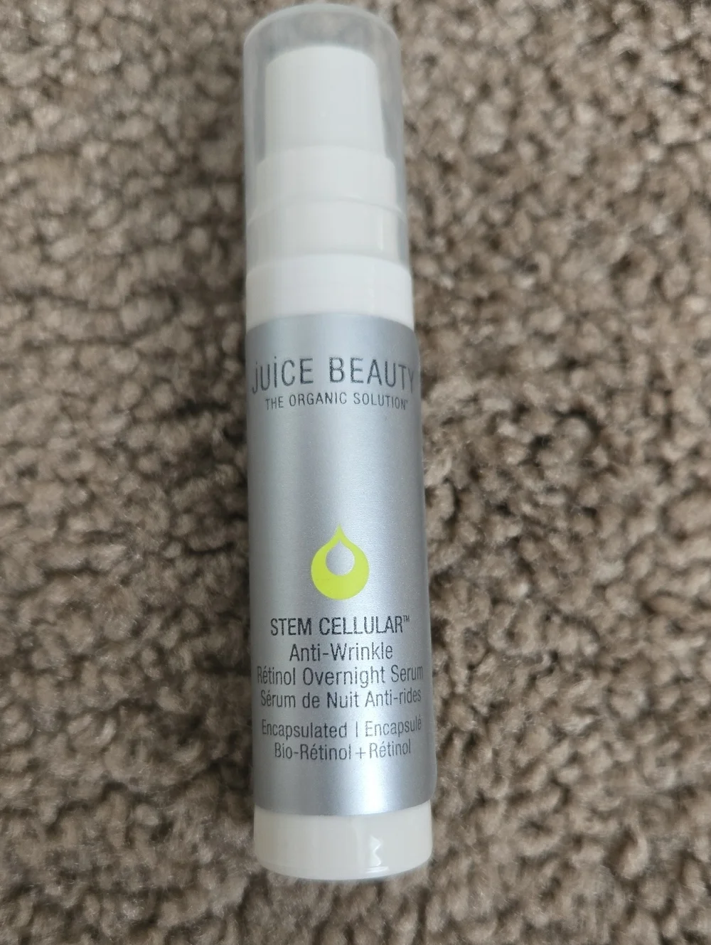 Juice Beauty Stem Cellular Retinol Overnight Serum .26 FL OZ Trial Size